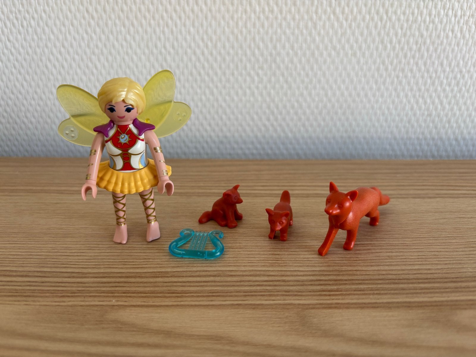 Playmobil fee met dieren en harp, Ophalen of Verzenden, Zo goed als nieuw