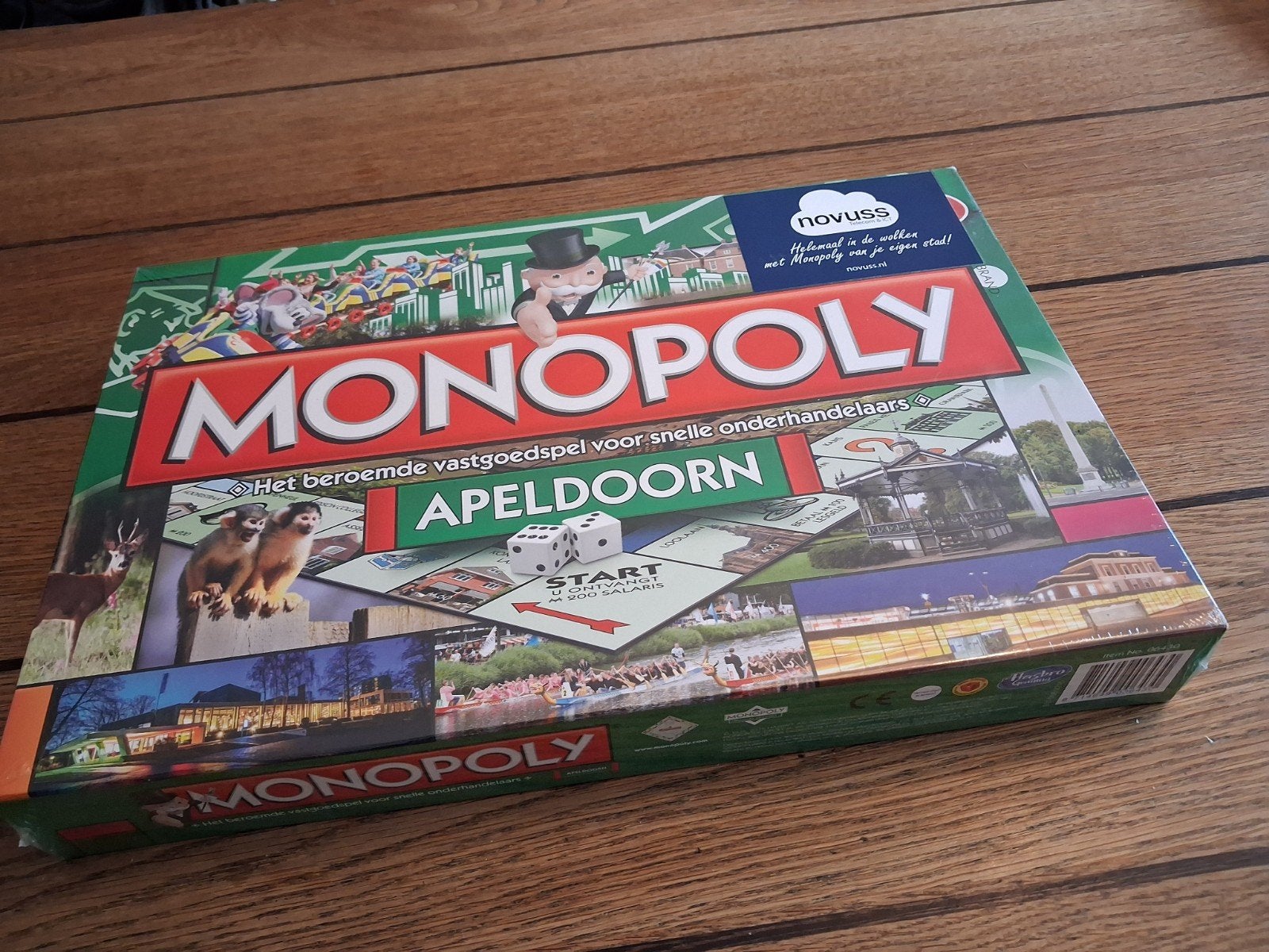 Monopoly Apeldoorn Nieuw in folie, Vijf spelers of meer, Ophalen of Verzenden, Nieuw, Novuss