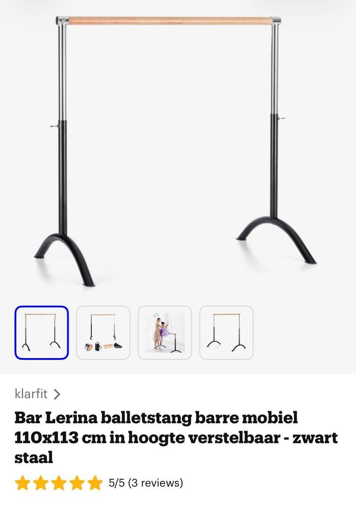 Ballet/Pilates barre, Ophalen, Zo goed als nieuw, Overige typen