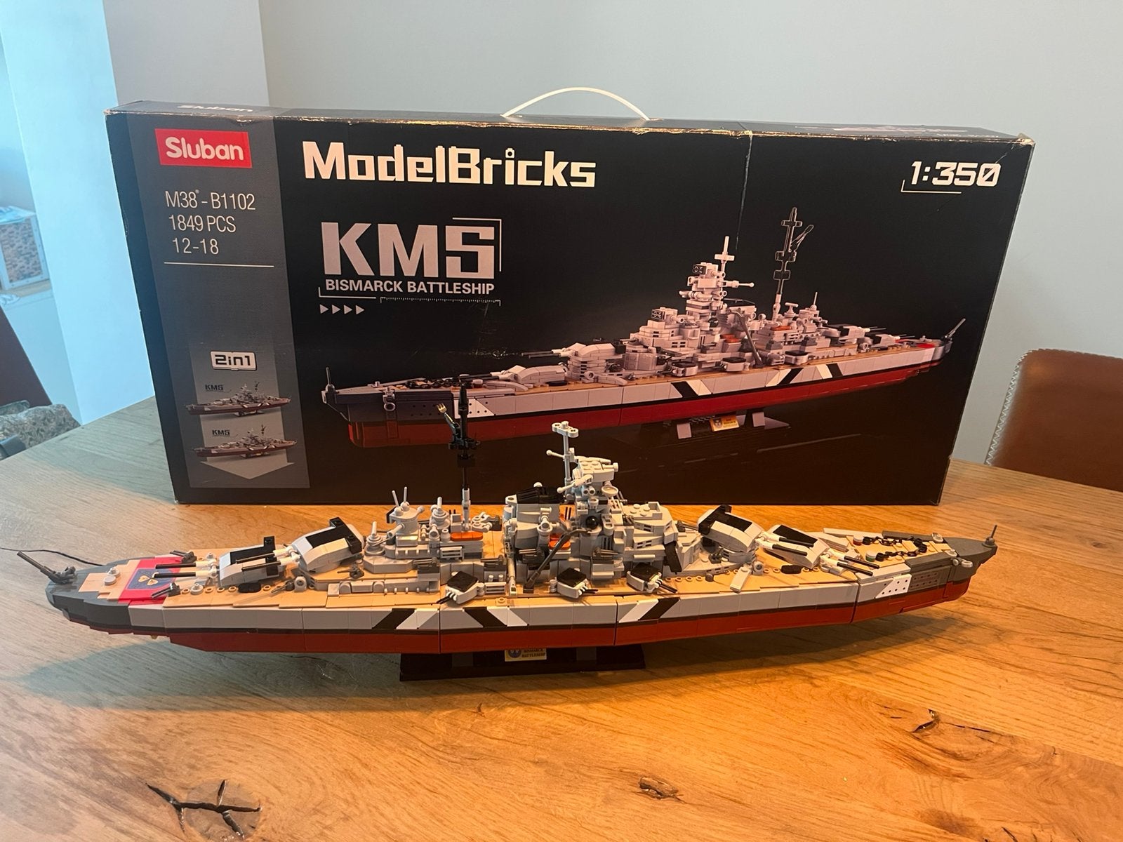Sluban Bismarck, “ lego “ m38 b1102, Ophalen, Zo goed als nieuw