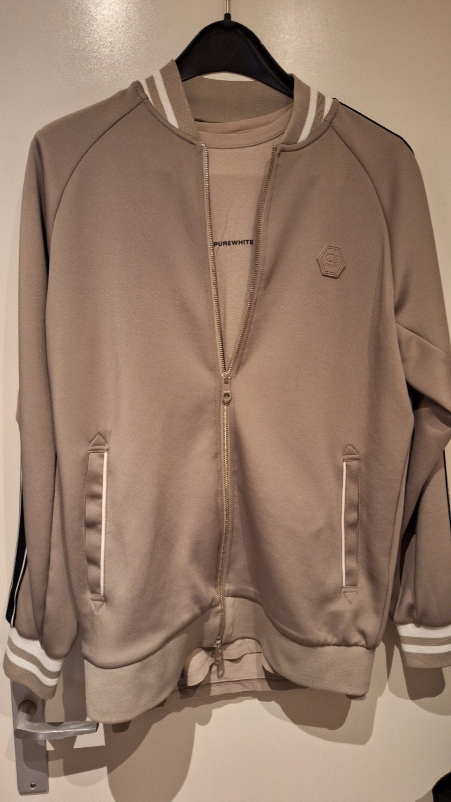 Cruyff  trainingsjack maat M, Cruyff, Maat 48/50 (M), Beige, Ophalen of Verzenden