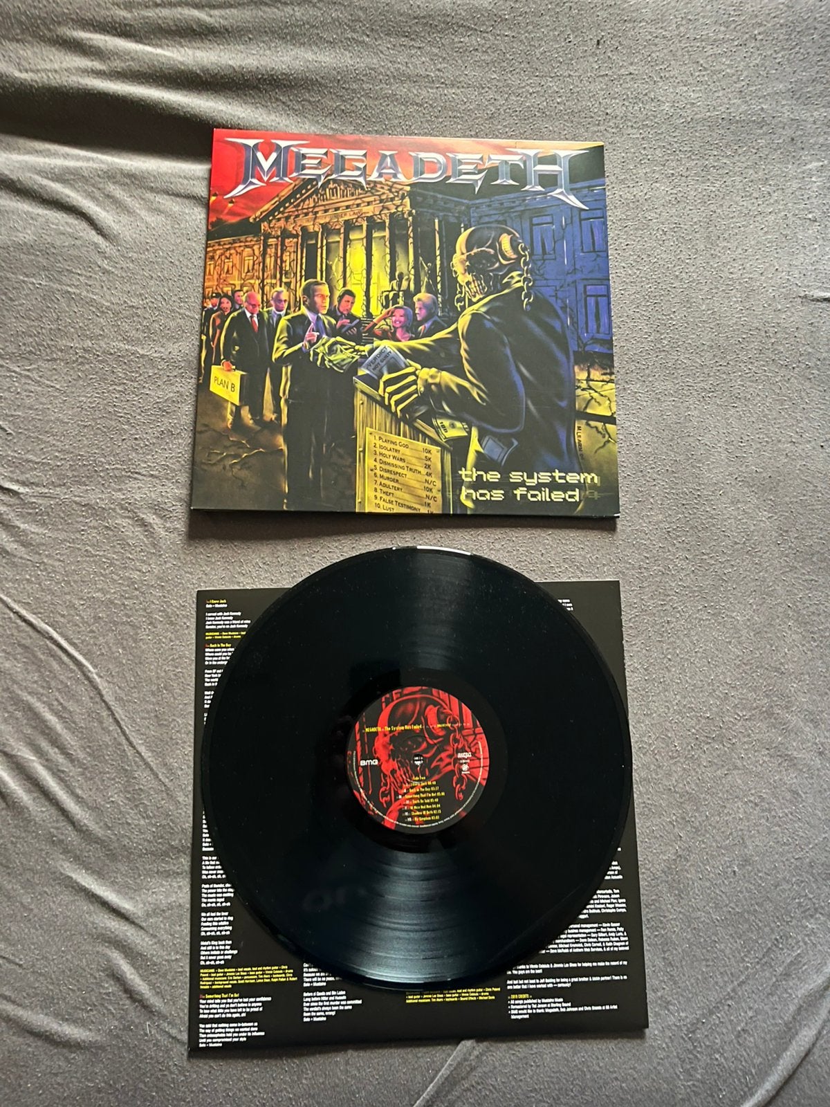 Megadeth System Failed Vinyl, Ophalen of Verzenden, Zo goed als nieuw