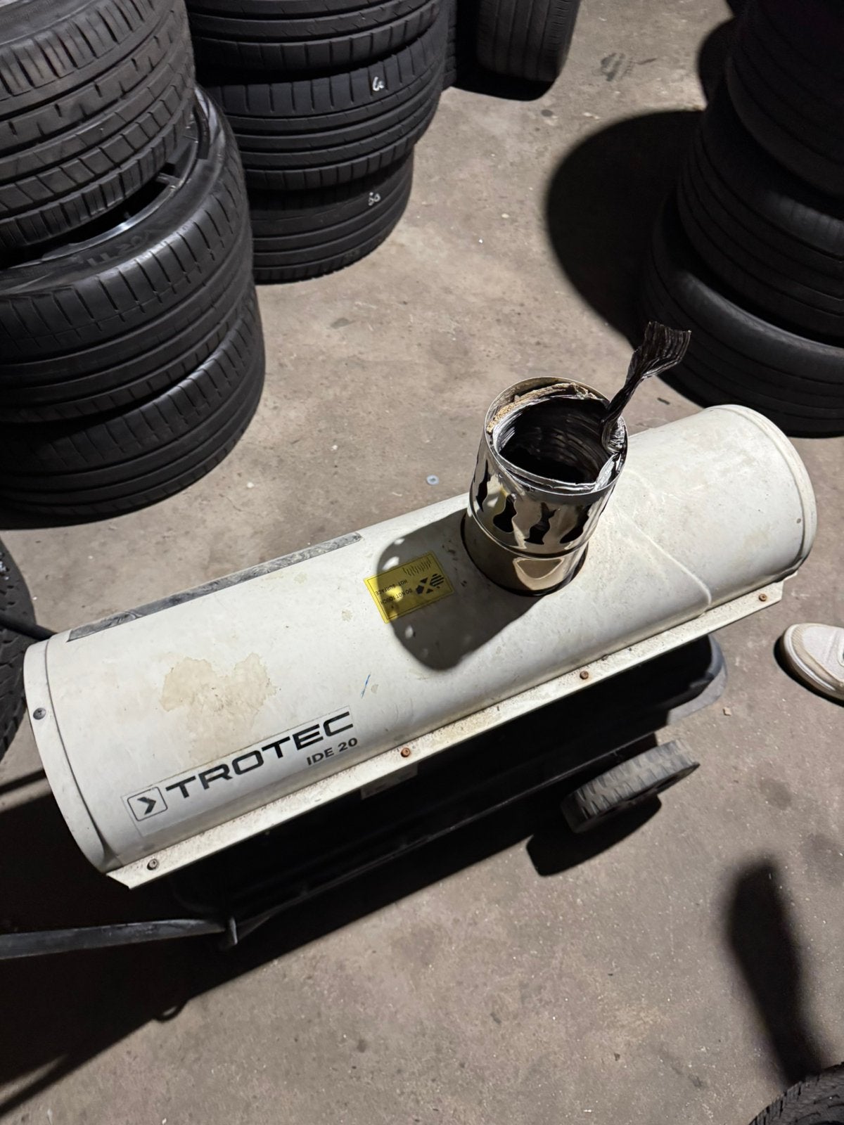 Trotec ide 20 kachel Diesel, Ophalen of Verzenden, Gebruikt