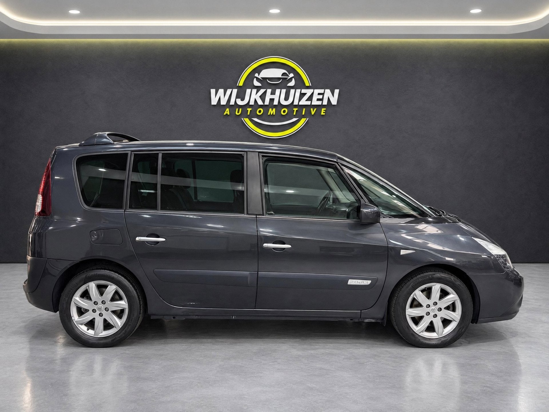 Renault Espace 2.0 dCi Dynamique 7 Persoons met Climate ! Na, Auto's, Zwart, 4 cilinders, 2000 kg, Bedrijf