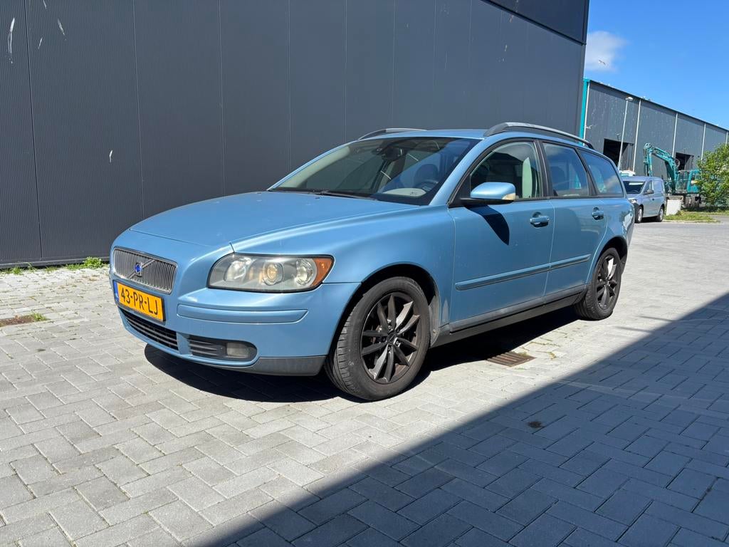 Volvo V50 2.0 D 2004 Blauw, Voorwielaandrijving, 136 pk, 1370 kg, 4 cilinders