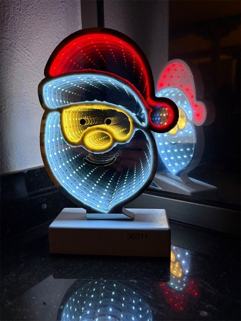 Kerstman 3D met USB en timer 78 leds 23cm hoog, Ophalen of Verzenden, Nieuw