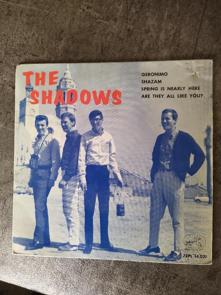 the shadows  EP-TJE zeldzaam ep-tje, Cd's en Dvd's, Vinyl Singles, Gebruikt, 7 inch, EP, 1960 - 1969