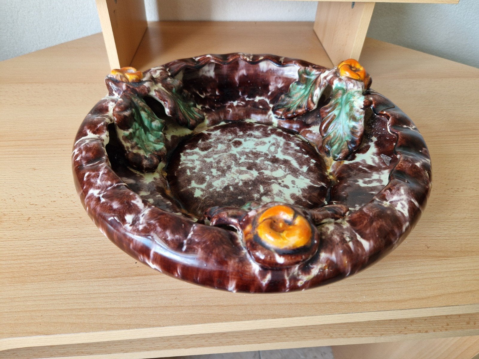antieke fruitschaal, Ophalen
