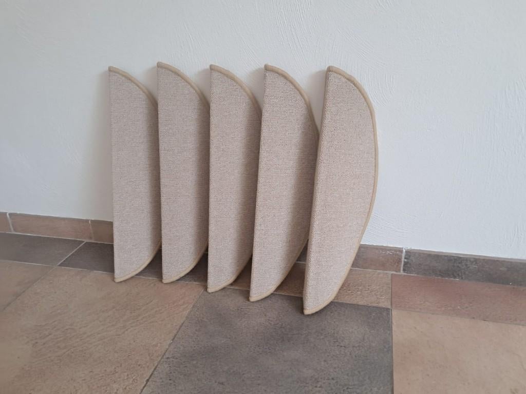 Traptegels, 5 nieuwen, Huis en Inrichting, Ophalen, Bruin, Nieuw, Tapijttegels