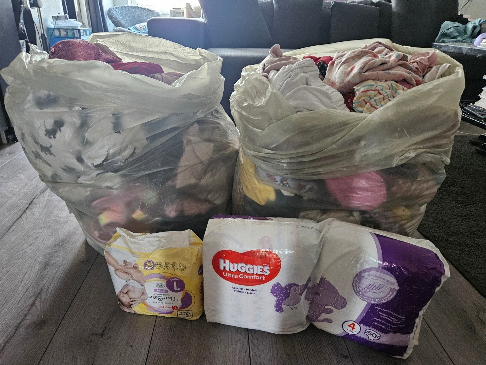 Grote partij meisjeskleding (50-98), luiers & Nutrilon 6, Ophalen of Verzenden