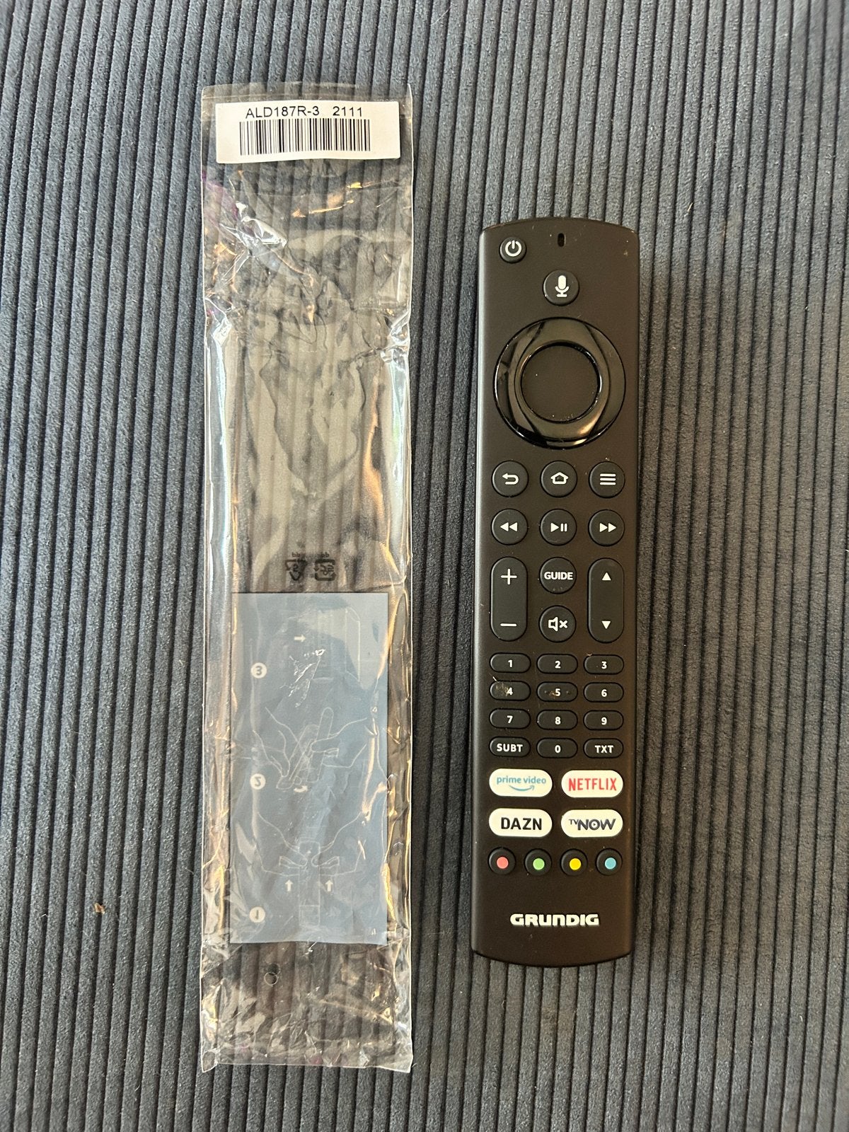 Originele Grundig afstandsbediening ALD187R-3 (Nieuw), Ophalen of Verzenden, Nieuw, Origineel, Tv