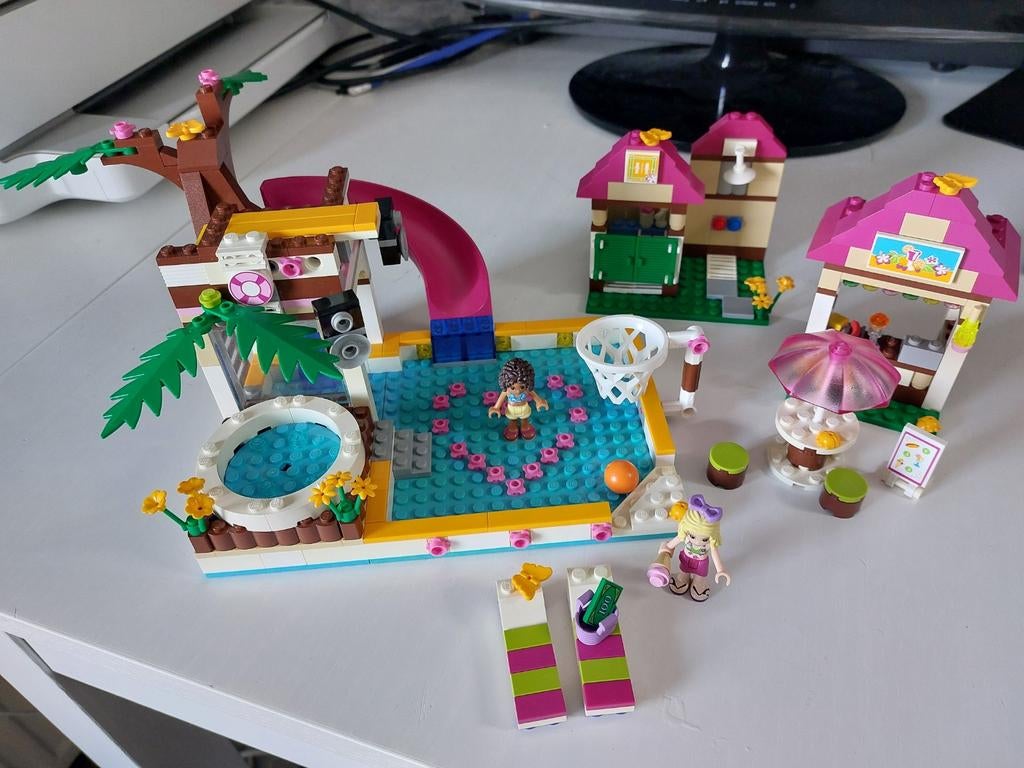 Lego friends zwembad, Ophalen of Verzenden, Zo goed als nieuw