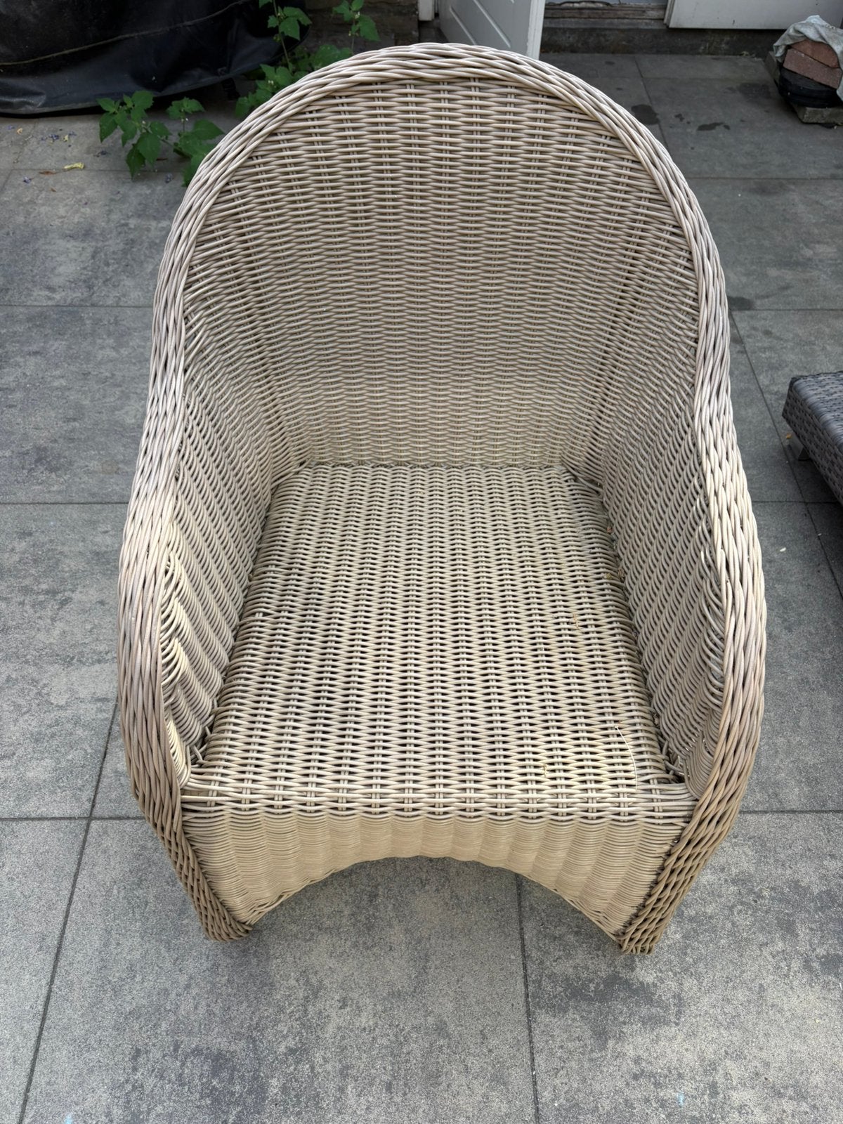 4x tuinstoelen, Ophalen, Zo goed als nieuw, Kunststof