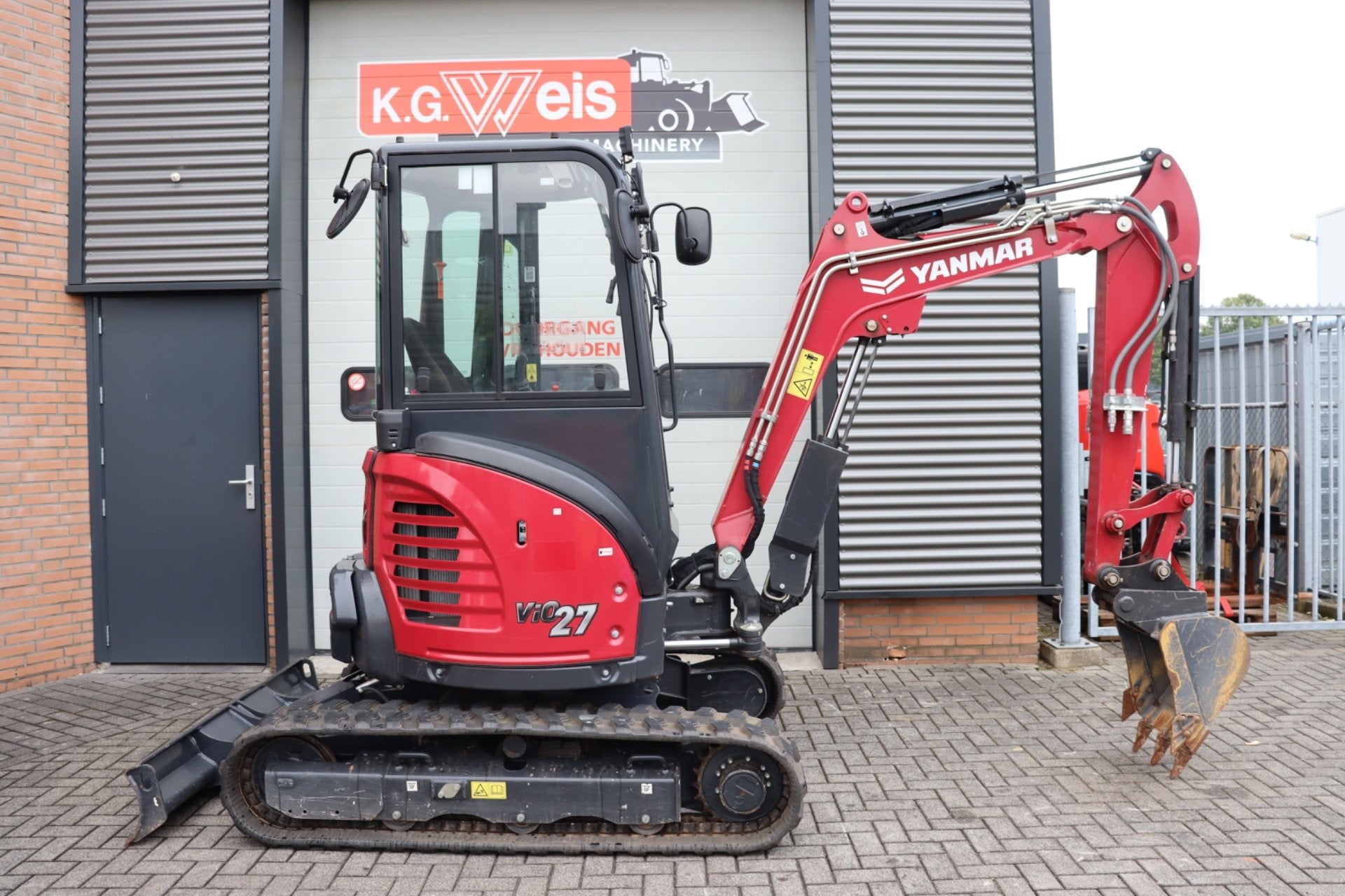 Yanmar VIO27-6, Graafmachine