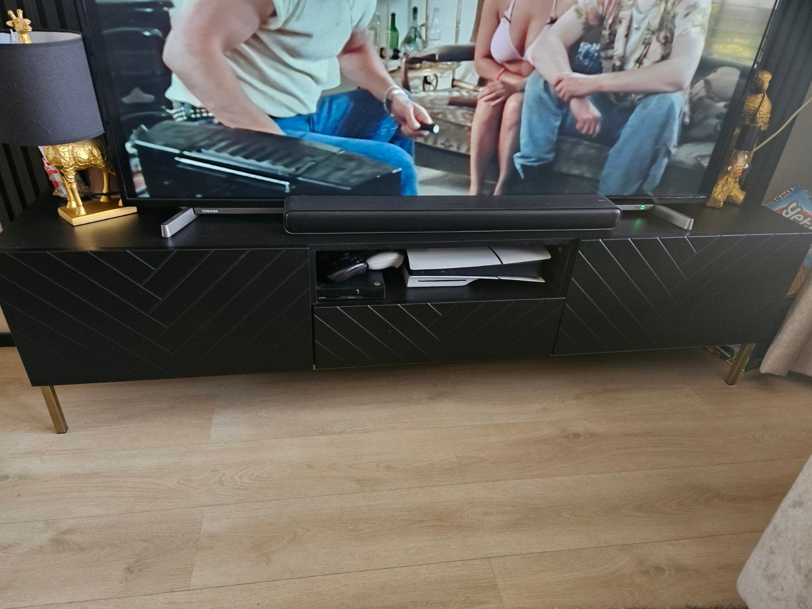 tv meubel gallatin, Ophalen, 25 tot 50 cm, 150 tot 200 cm, Minder dan 100 cm