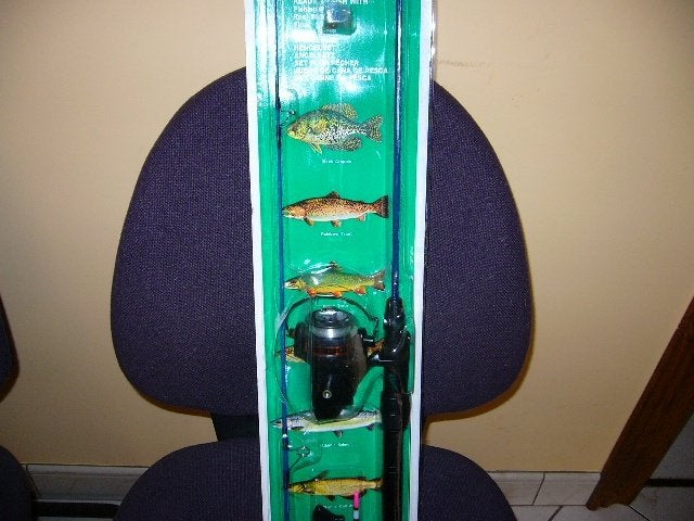 Nieuw verpakte vishengel (hengel) met molen, Watersport en Boten, Ophalen of Verzenden, Nieuw, Complete hengel