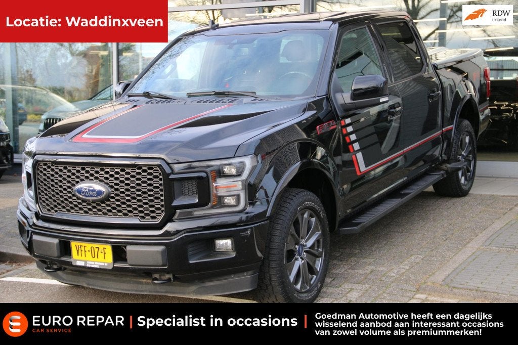 Ford USA F150 5.0 V8 SuperCrew Lariat NL-AUTO NAP, Auto's, Ford Usa, Automaat, Gebruikt, Adaptive Cruise Control, F-150