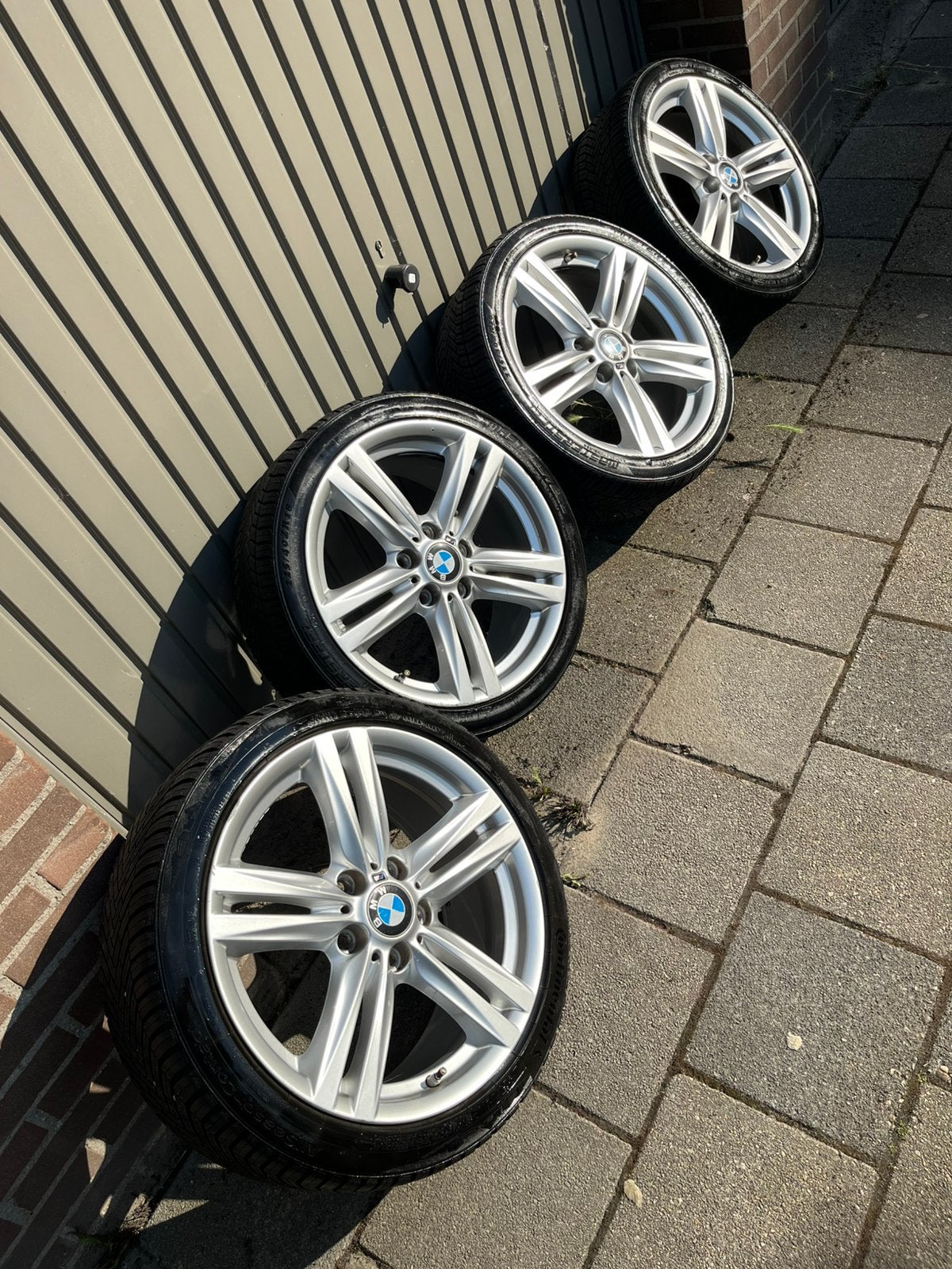 Bmw style 386m 18 inch breedset velgen 5x120, Ophalen, 18 inch, Velg(en), All Season