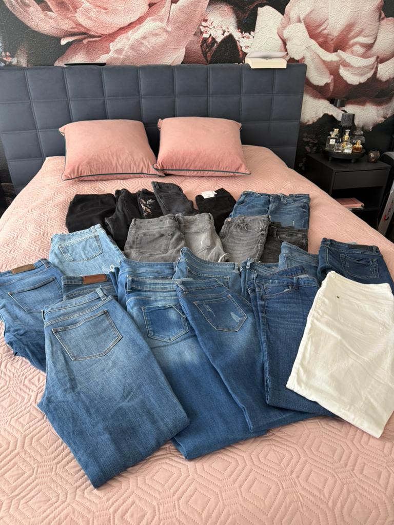 21 dames denim/ jeans broeken, diverse merken en maten, Ophalen of Verzenden, Zo goed als nieuw, Maat 36 (S)