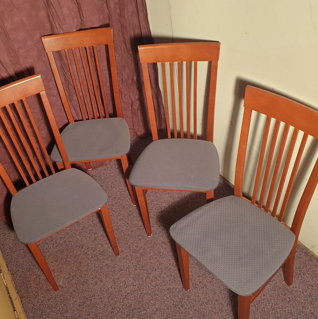 Stoelen kersenfineer 4x, Ophalen, Gebruikt, Overige kleuren, Vier