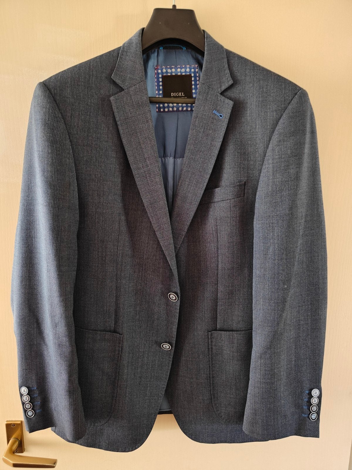 Digel heren colbert - Maat 52/54 (L), Kleding | Heren, Kostuums en Colberts, Maat 52/54 (L), Blauw, Digel, Ophalen of Verzenden