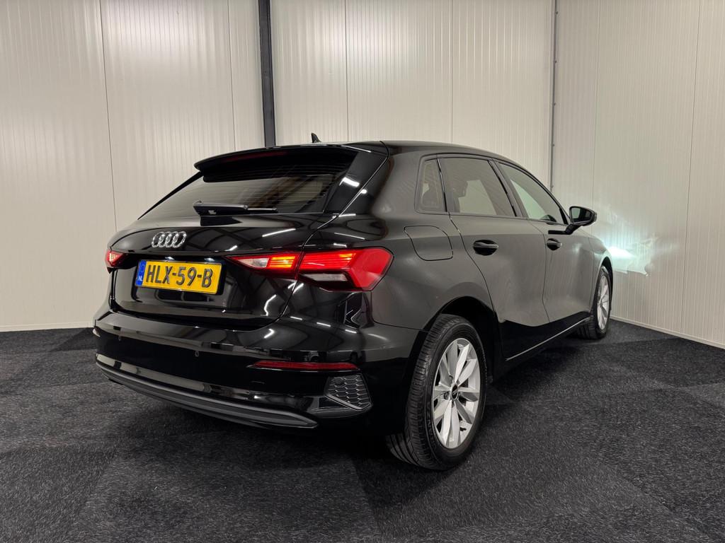 Audi A3 SPORTBACK 30 TFSI S edition 2021 110PK LED/KEYLESS/L, Auto's, Voorwielaandrijving, Gebruikt, Zwart, Bedrijf