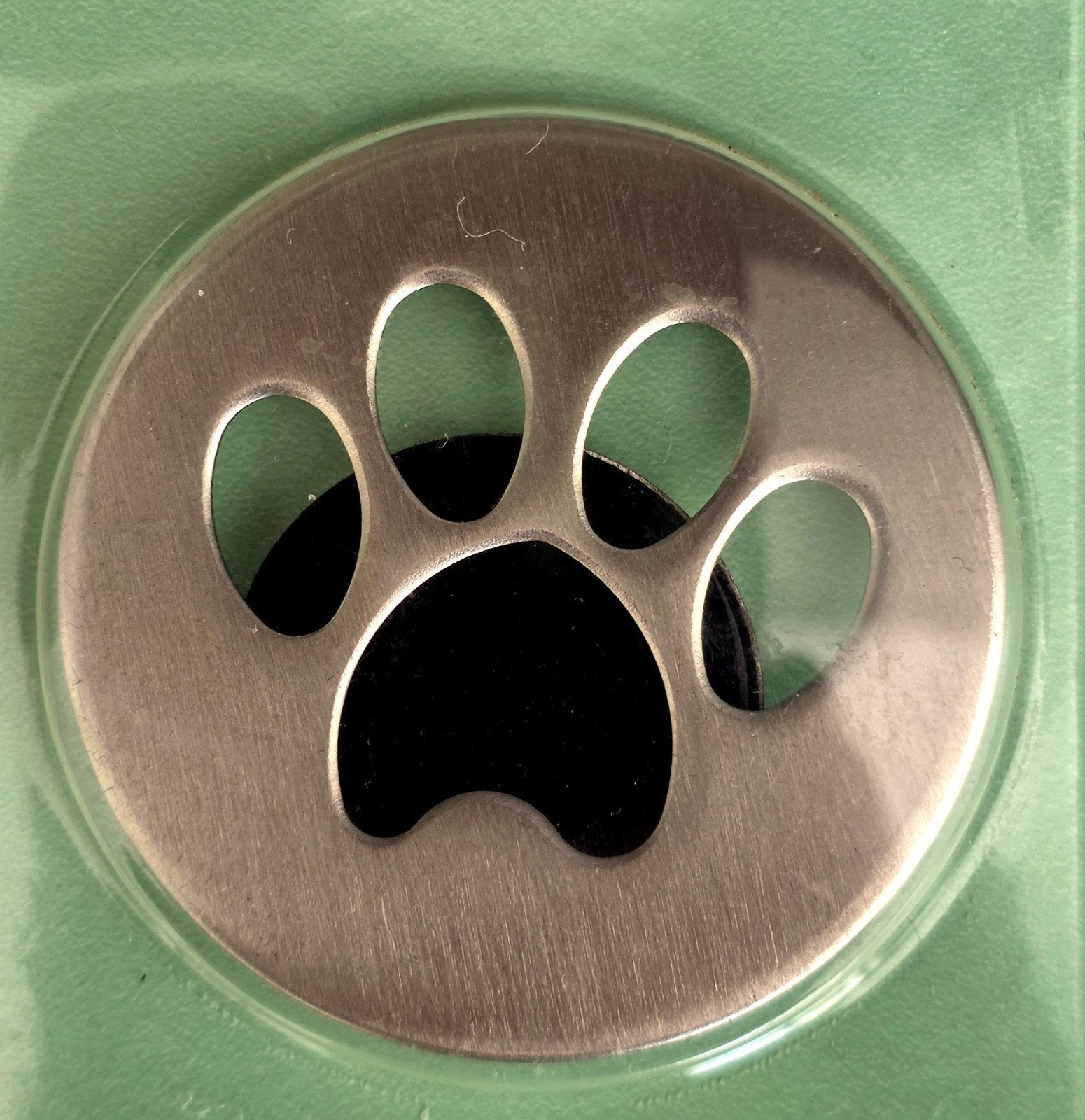 4 RVS MAGNEET-tafelkleedklemmen in vorm  pootafdruk hond, Ophalen of Verzenden, Nieuw
