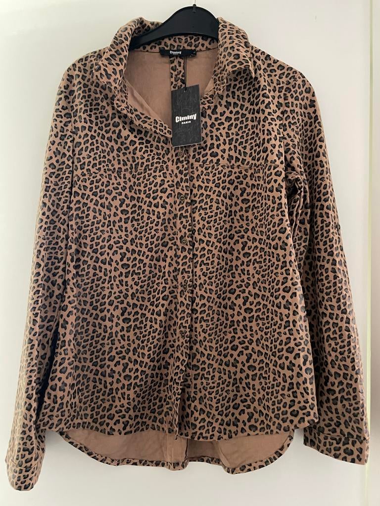 Ciminy Paris Panterprint Blouse Maat L, Ophalen, Nieuw
