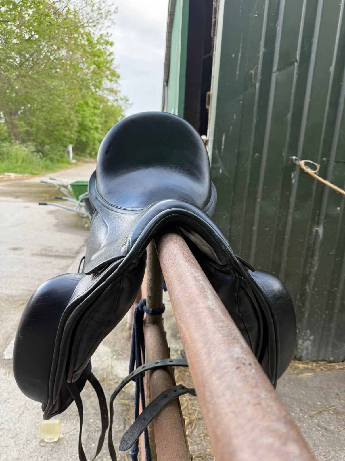 Custom Everest R dressuurzadel 17 inch, Ophalen of Verzenden, Zo goed als nieuw, Dressuur