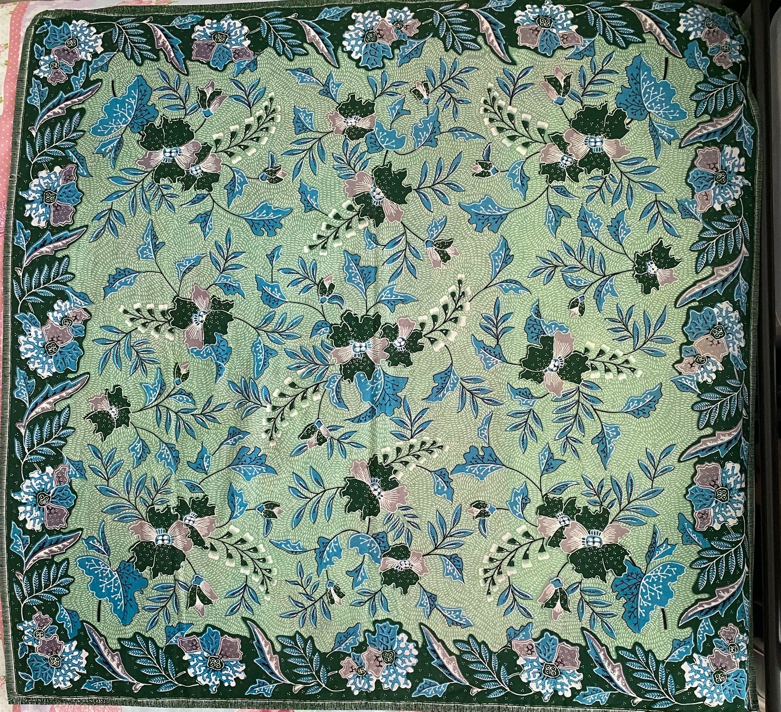Batik lap Dutch Java print 85 x 85cm, Ophalen of Verzenden, Zo goed als nieuw, 30 tot 120 cm, Katoen