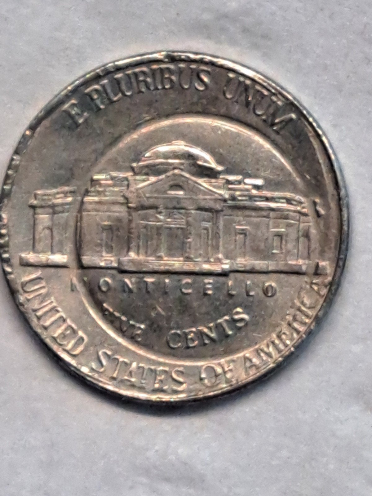 Munt. 5 cent. USA. Misdruk. voor&achter. 2003-3., Postzegels en Munten, Ophalen, Overige landen, 2 euro
