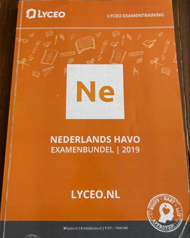 Lyceo Nederlands HAVO Examenbundel 2019, Ophalen of Verzenden, Gelezen, HAVO, Nederlands