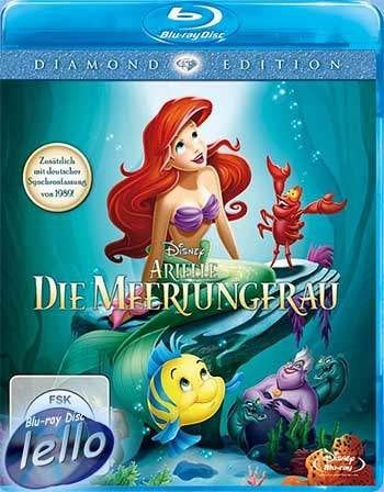 Blu-ray Disney The Little Mermaid (Kleine Zeemeermin) DENN, Cd's en Dvd's, Ophalen of Verzenden, Nieuw in verpakking, Tekenfilms en Animatie