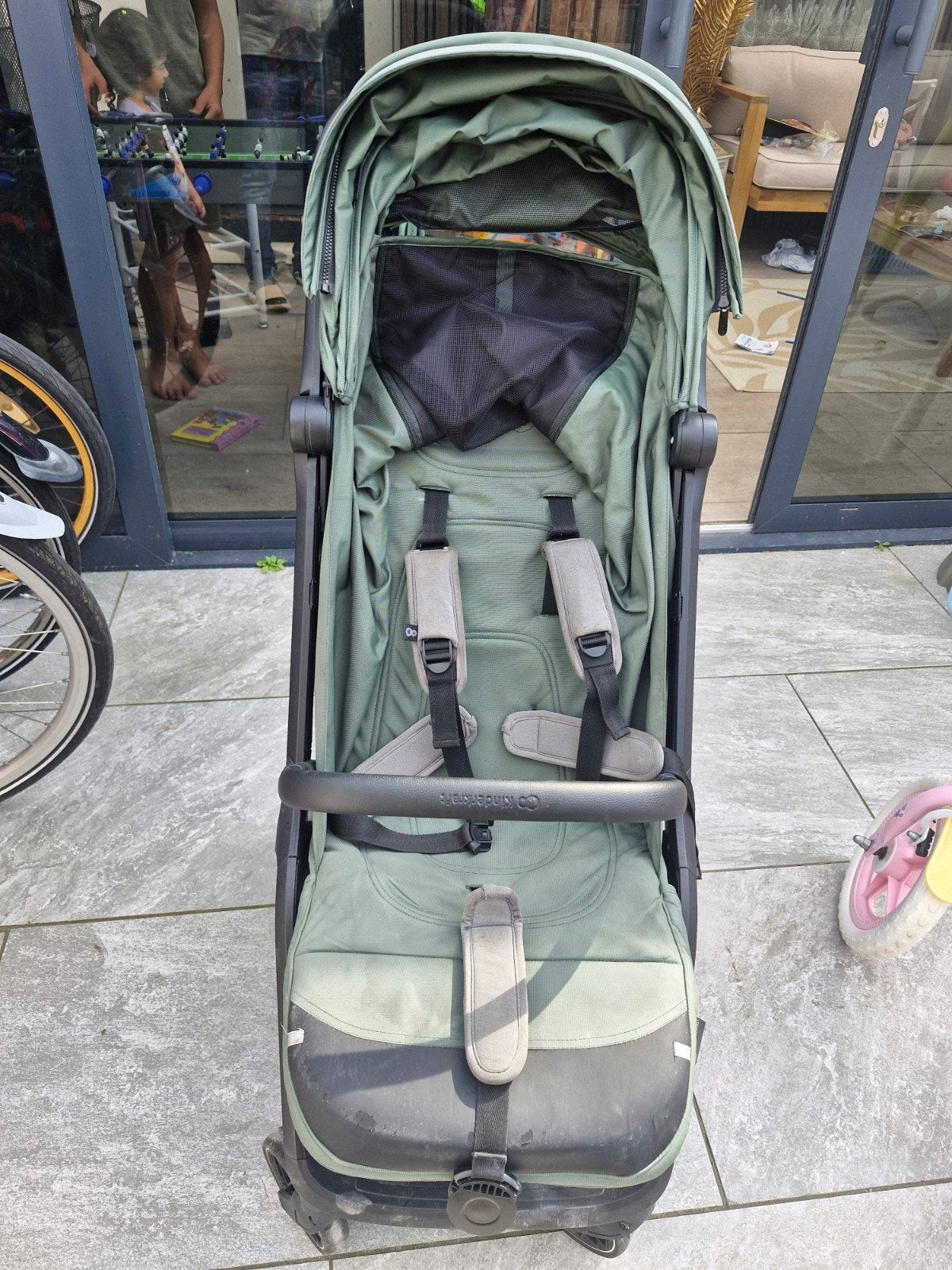 Kinderwagen groen - Gebruikt, Ophalen, Gebruikt, Kinderwagen, Overige merken