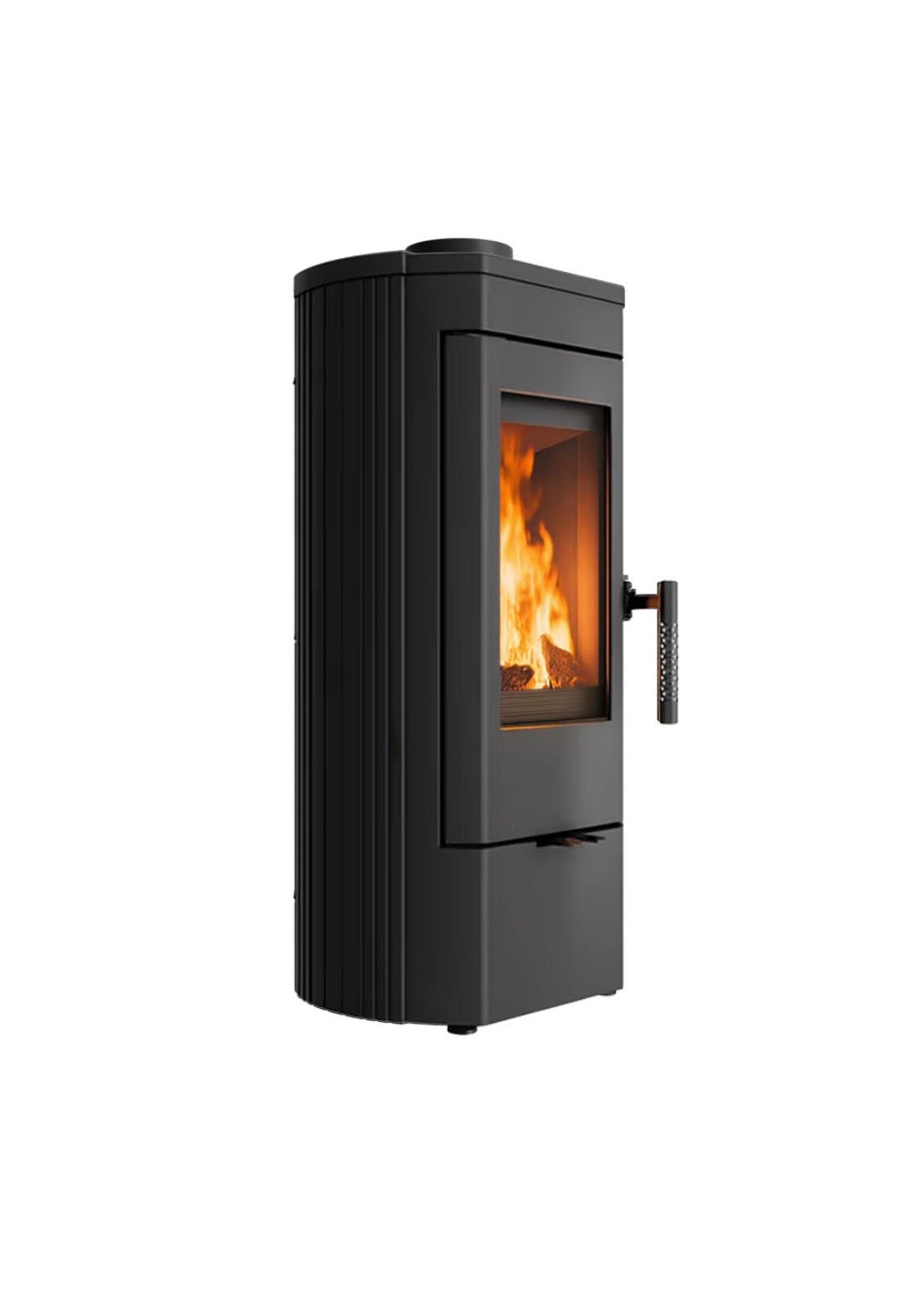 26015 Gietijzeren houtkachel Koza k12, Ophalen, Info@woonwarmer.nl, 4264RM, Vrijstaand