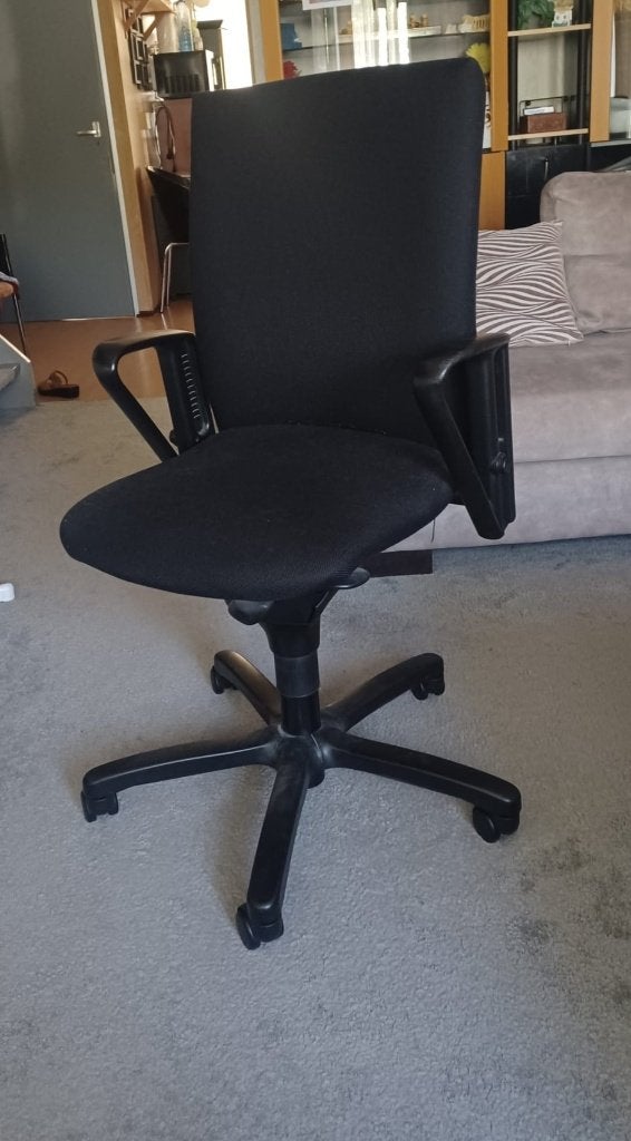 Comforto bureaustoel, Ophalen, Zo goed als nieuw, Zwart, Bureaustoel