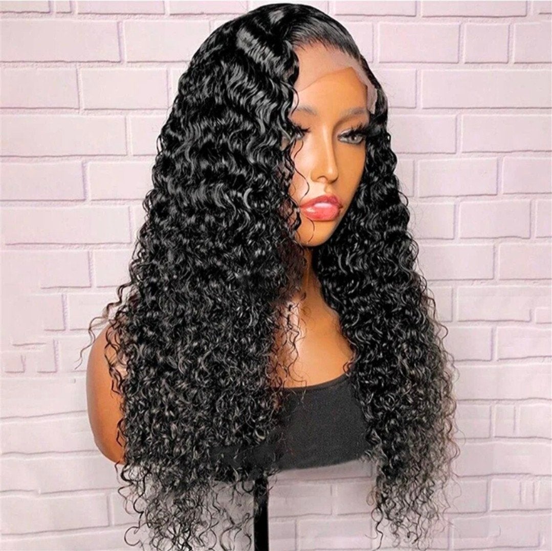 18 inch jerry curls pruik/ wig 100% menselijke haar, Ophalen of Verzenden, Nieuw, Pruik of Haarverlenging