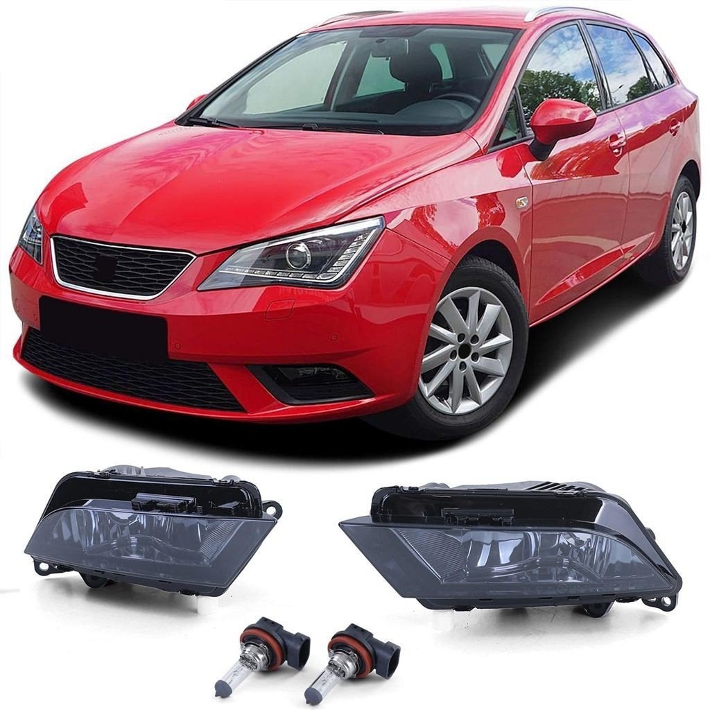 Mistlamp Set Zwart Smoke Seat Ibiza Leon Toledo incl. Lampen, Verzenden, Automotive Parts, A.parts@hotmail.nl, Trasmolenlaan 12 3447 GZ Woerden