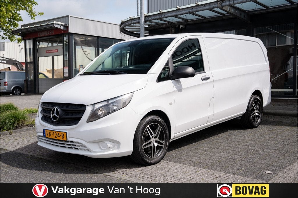 Mercedes-Benz Vito 109 CDI Functional Lang (bj 2015), Euro 5, Stof, Gebruikt, Zwart