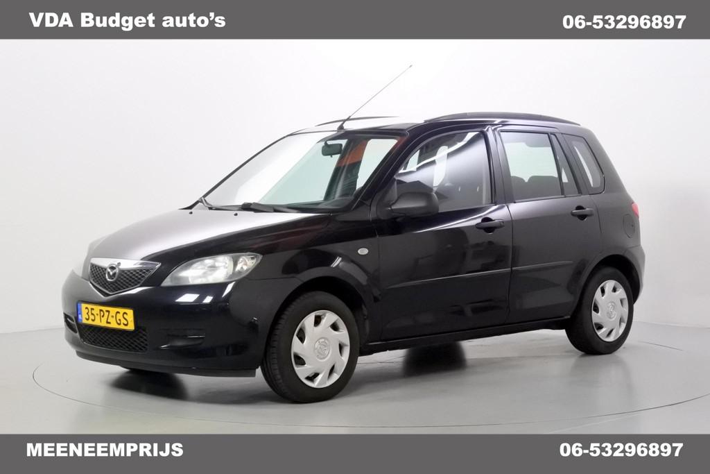 Mazda 2 1.4 Exclusive, Voorwielaandrijving, 4 cilinders, Zwart, Origineel Nederlands