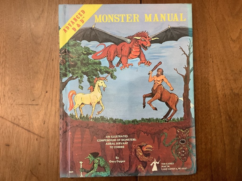 Monster manual AD&D, Ophalen of Verzenden, Zo goed als nieuw, Overige soorten, Boek of Catalogus