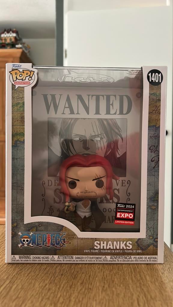 Funko pop! One piece Shanks Wanted Poster C2E2 Exclusive, Ophalen, Zo goed als nieuw