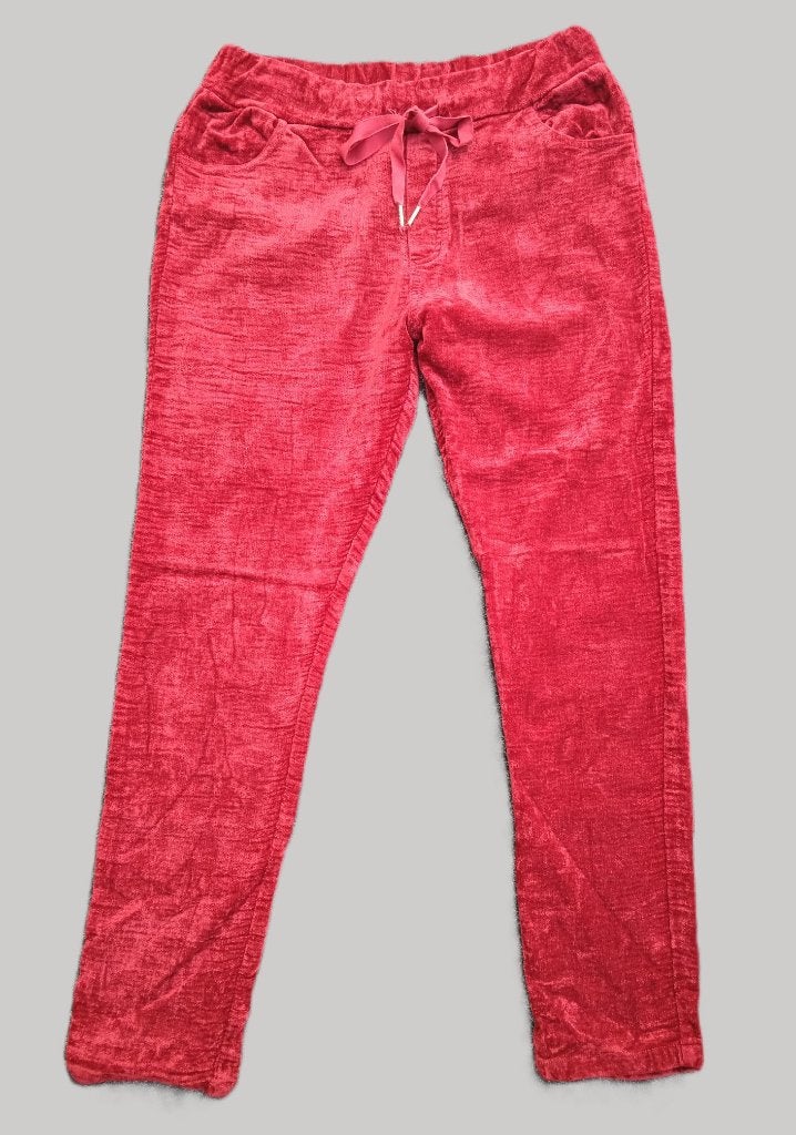 Velvet broek, laag kruis, Kleding | Dames, Broeken en Pantalons, Ophalen of Verzenden, Zo goed als nieuw, Maat 36 (S), Lang