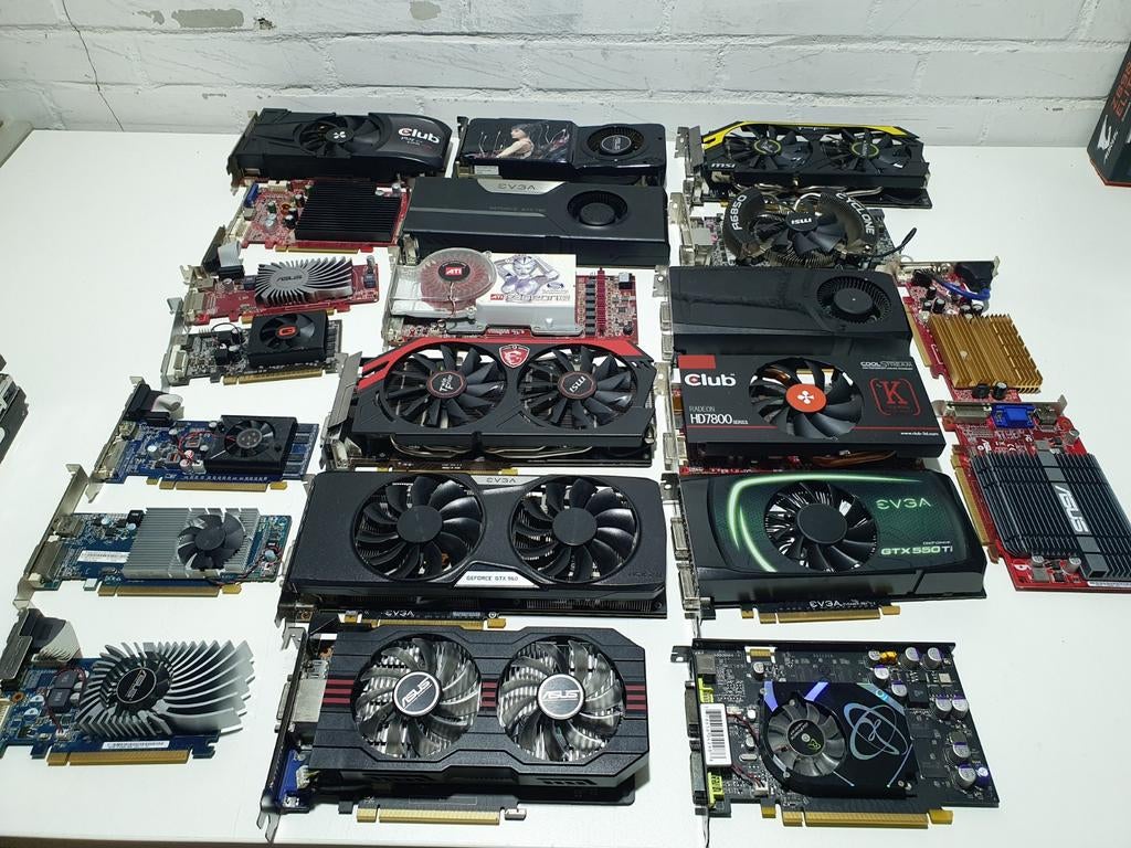 Partij Retro/Vintage Videokaarten NVIDIA/AMD GTX 760 GTX 960, Computers en Software, Videokaarten, ., Refurbished, Ophalen of Verzenden