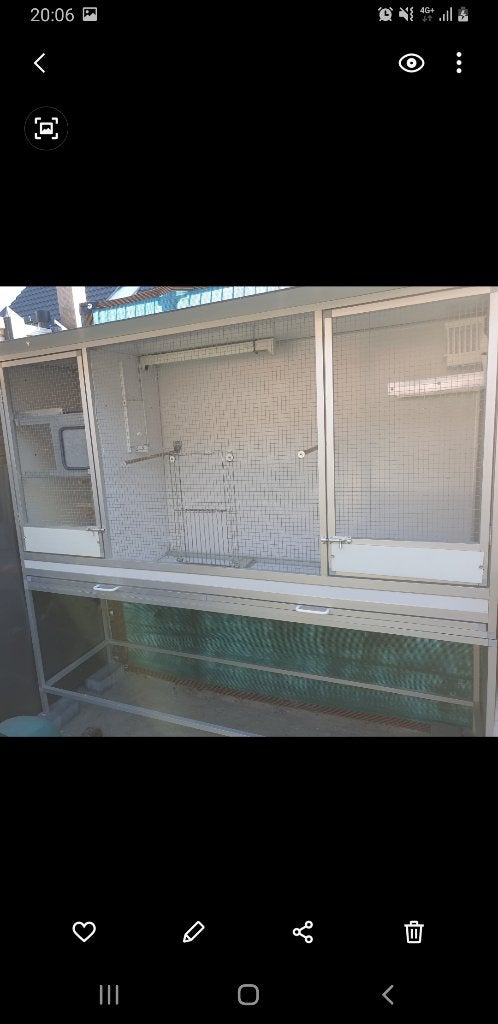 Volière  vogelkooi, Dieren en Toebehoren, Ophalen, Zo goed als nieuw, Aluminium, Vogelkooi