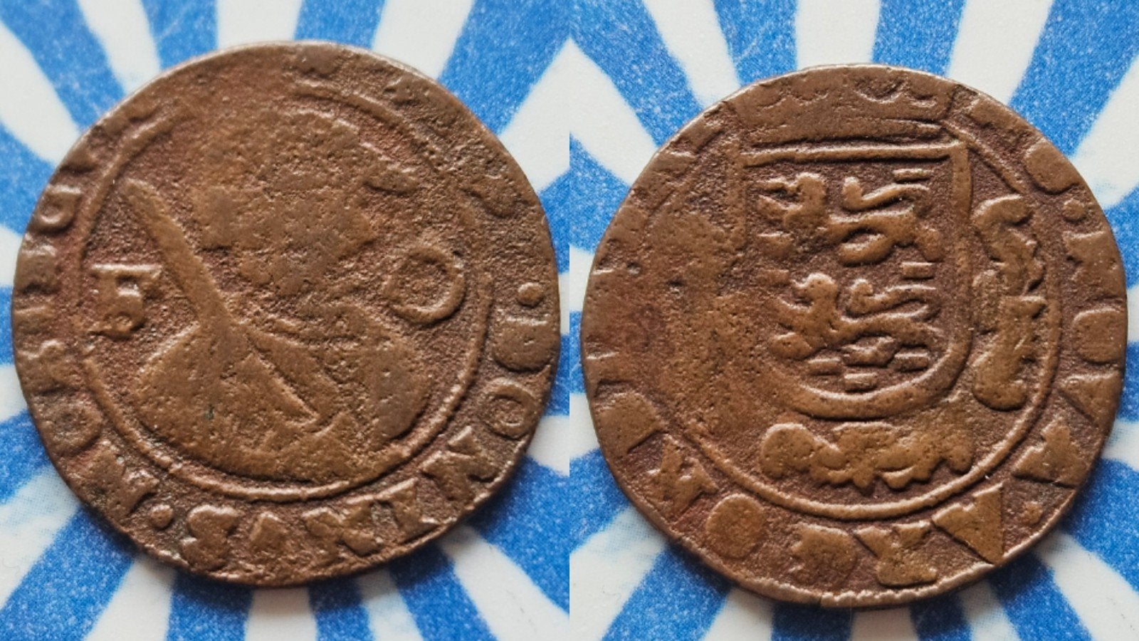 Oude munt oord Friesland ca. 1653-1657, Ophalen of Verzenden, Vóór koninkrijk, Overige waardes, Losse munt