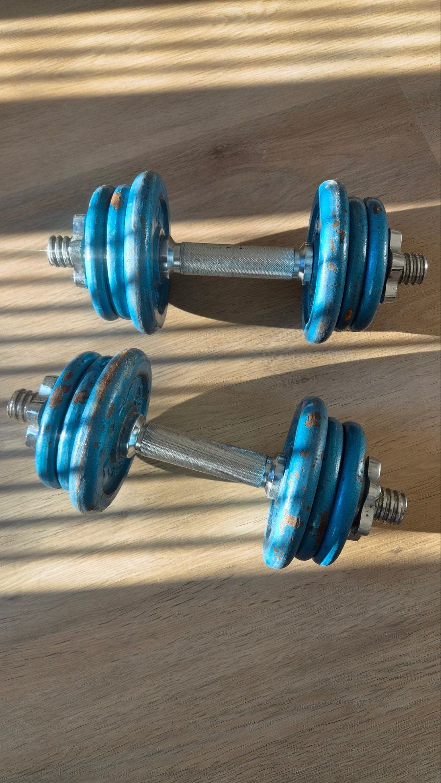 Verstelbare dumbell set, Ophalen, Gebruikt, Armen, Dumbbell