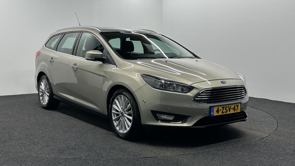 Ford Focus Wagon 1.0 First Edition NAVI TREKHAAK ECC CRUISE, Gebruikt, Met garantie (alle), Origineel Nederlands, Handgeschakeld