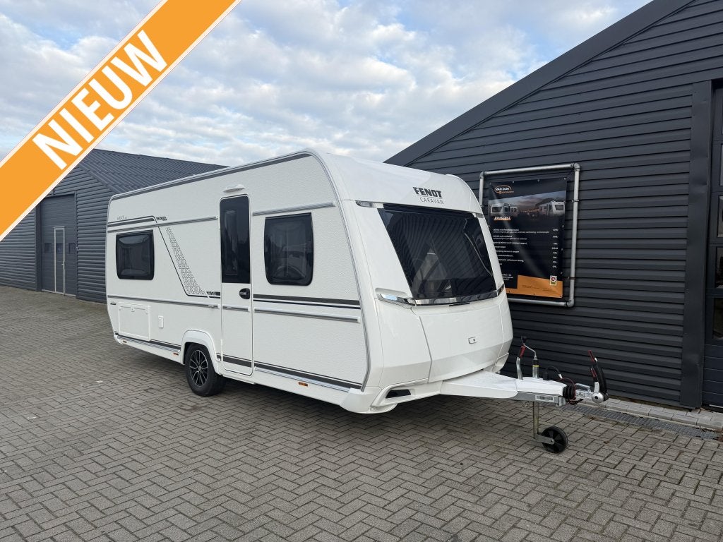 Fendt Bianco Activ 465 SFH nieuw frans bed, zw as, Caravans en Kamperen, Bedrijf, Treinzit, Overige typen, Fendt