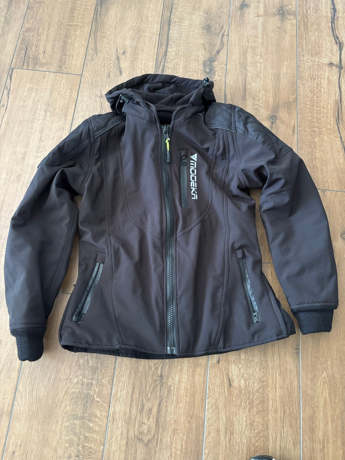 Modeka dames motorjas maat 36 met rugprotector, Ophalen, Tweedehands, Dames, Jas | textiel